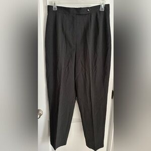 Charcoal Pinstripe Dress Pants